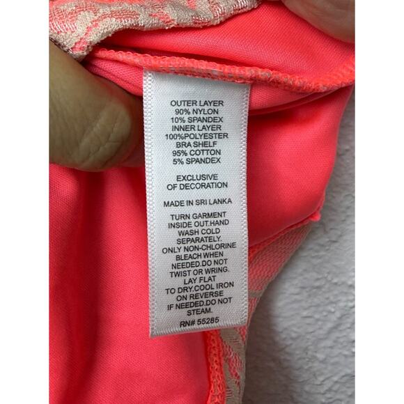 Y2K Express Womens Lace Overlay Sexy Stretch Cami Tank Shelf Bra Size M Fairy - Picture 8 of 8